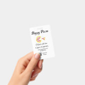 Badge Restaurant de pizzas café pizzeria scannez le code (Manuel / portable)