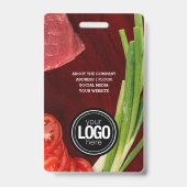 Badge Restaurant de steak personnalisé (Arrière)