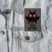 Badge Reste Bizarre Mignon Cryptide Mothman Créature Lég (Insitu)