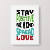 Badge Restez Positif (Recto)
