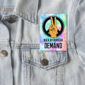 Badge Retour Par La Demande Populaire | Bouton de signe (Insitu)