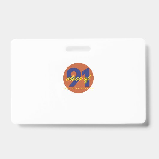 Badge réunion de la promotion 1991 (Avant)