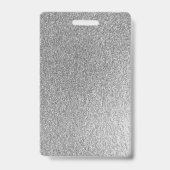 Badge Robe de Parties scintillant gris argent doux 16 VI (Back)
