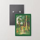 Badge Robin Hood Et Little John (Recto/Verso)