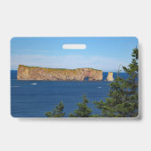 Badge Rocher Percé dans le golfe du Saint-Laurent (Dos)