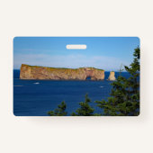 Badge Rocher Percé dans le golfe du Saint-Laurent (Dos)