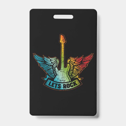 Badge Rock Legend Rock And Roll Music Guitar (Avant)