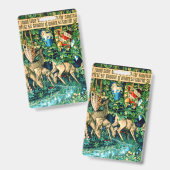Badge Roi Arthur médiéval William Morris (Avant & arrière)
