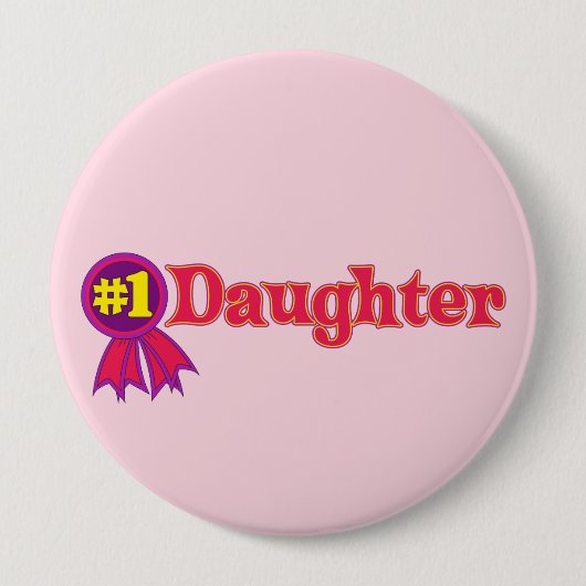 Badge Rond 10 Cm #1 Fille (Devant)