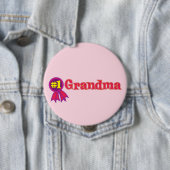 Badge Rond 10 Cm #1 Grand-mère (En situation)