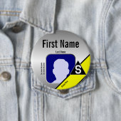 Badge Rond 10 Cm 2016 401st insignes de la Réunion (En situation)