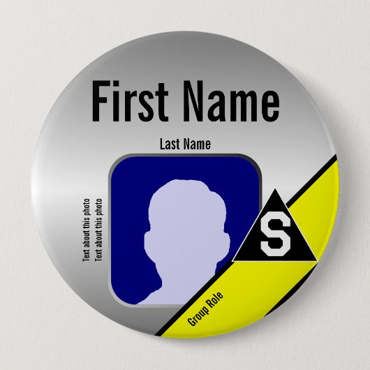 Badge Rond 10 Cm 2016 401st insignes de la Réunion (Devant)