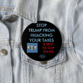 Badge Rond 10 Cm 4 inch round Button (En situation)