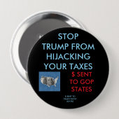 Badge Rond 10 Cm 4 inch round Button (Devant & derrière)