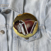 Badge Rond 10 Cm Accordéon (En situation)
