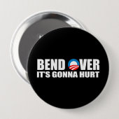 Badge Rond 10 Cm Adhésif pour pare-chocs d'Anti-Obama - la courbure (Devant & derrière)