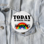 Badge Rond 10 Cm Affirmation d'individu (En situation)