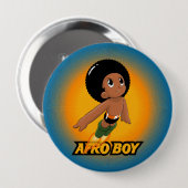 Badge Rond 10 Cm AfroBoy ! (Devant & derrière)