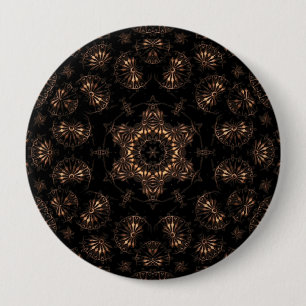 Badge Rond 10 Cm Âge de bronze Mandala