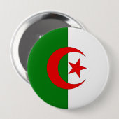 Badge Rond 10 Cm Algérie (Devant & derrière)