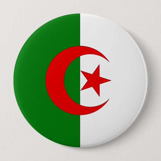 Badge Rond 10 Cm Algérie (Devant)