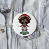 Badge Rond 10 Cm Amanite (En situation)