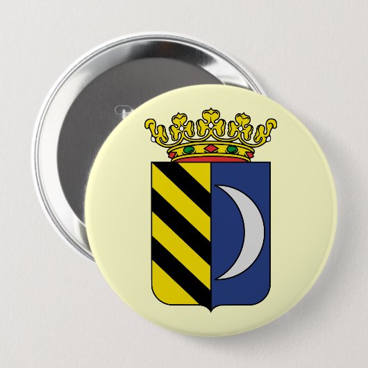 Badge Rond 10 Cm Ameland, Pays-Bas (Devant & derrière)