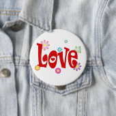 Badge Rond 10 Cm Amour (En situation)