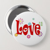 Badge Rond 10 Cm Amour (Devant & derrière)