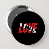 Badge Rond 10 Cm Amour, Plongée plongée plongée Gift Diver Down Dra (Devant & derrière)