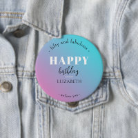 Anniversaire Design minimaliste aux couleurs paste