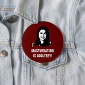 Badge Rond 10 Cm Anti- Christine O'Donnell (En situation)