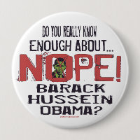 Anti Obama bouton de Nope