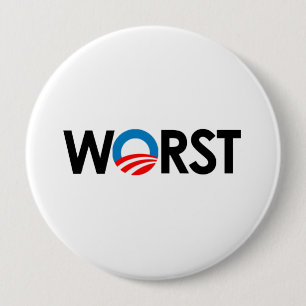 Badge Rond 10 Cm ANTI-OBAMA - PIRE NOIR-.png