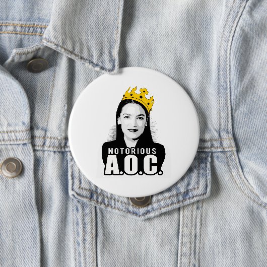 Badge Rond 10 Cm AOC notoire / A.O.C. notoire (En situation)