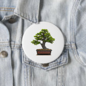 Badge Rond 10 Cm arbre de bonsaïs (En situation)