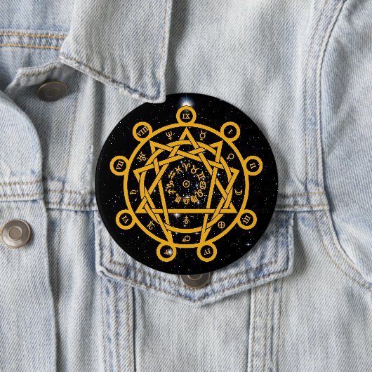 Badge Rond 10 Cm Arcane Enneagram (En situation)