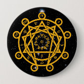 Badge Rond 10 Cm Arcane Enneagram (Devant)
