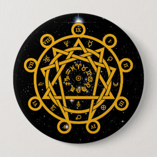 Badge Rond 10 Cm Arcane Enneagram