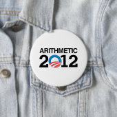 Badge Rond 10 Cm ARITHMÉTIQUE AVEC OBAMA -.png (En situation)