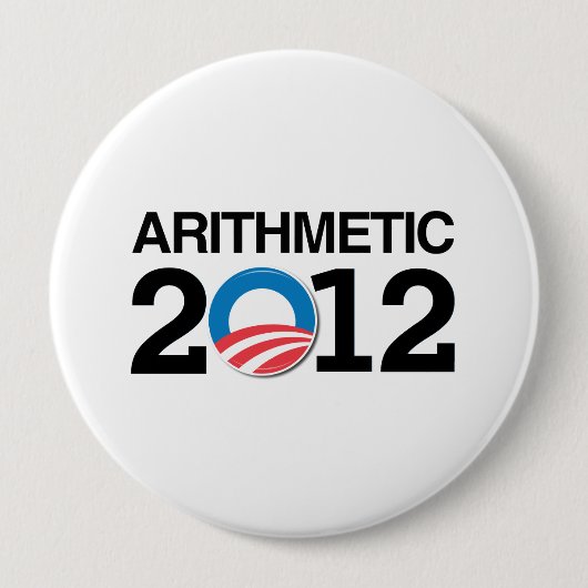 Badge Rond 10 Cm ARITHMÉTIQUE AVEC OBAMA -.png (Devant)