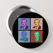 Badge Rond 10 Cm Art de bruit de RON PAUL (Devant & derrière)