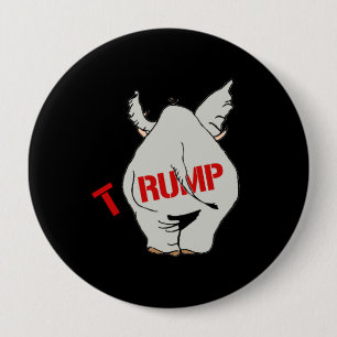 Badge Rond 10 Cm ATOUT - éléphant d'atout -