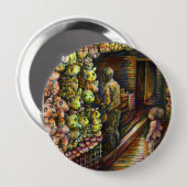 Badge Rond 10 Cm Au nord du cirque (Devant & derrière)