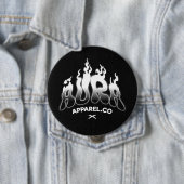 Badge Rond 10 Cm Aura (En situation)