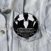 Badge Rond 10 Cm Bachelor Party Poker Chip (En situation)