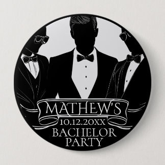 Badge Rond 10 Cm Bachelor Party Poker Chip