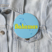 Badge Rond 10 Cm Bahamas (En situation)