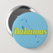 Badge Rond 10 Cm Bahamas (Devant & derrière)