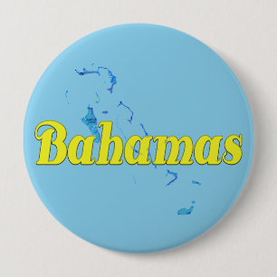 Badge Rond 10 Cm Bahamas